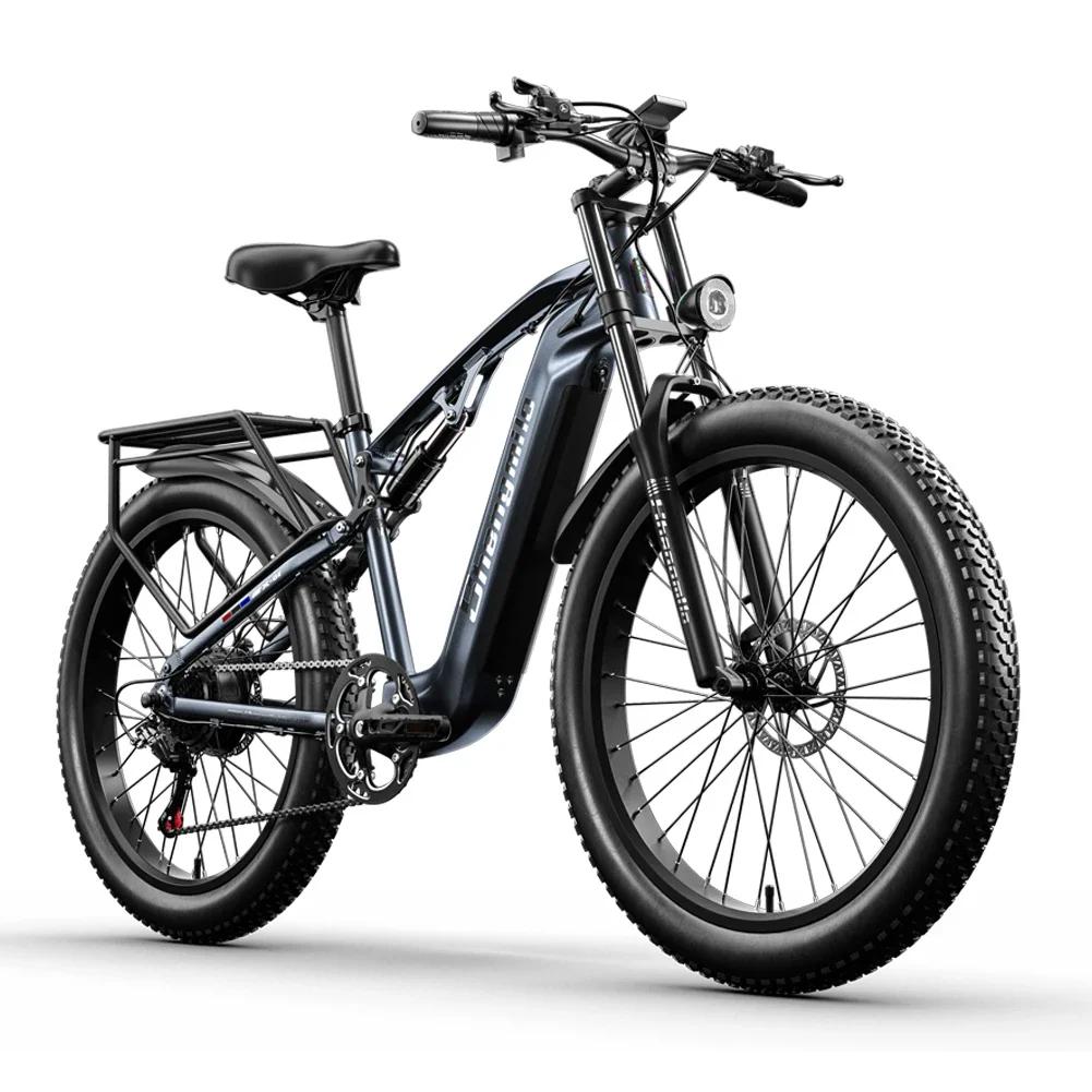 Shengmilo MX05 전기 자전거, Bafang 모터, 48V, 17.5 AH840WH, 도시 자전거, 전기 E-산악 자전거, 팻 타이어, 성인용 전기 자전거, 26 인치, 1000W